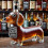 (Dachshund D) Κατάλληλο για καράφα ουίσκι 350ml φαλακρός αετός, είδος γ 1