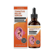 (2PCS) Tinnitus Relief Drops for Ringing Ears 60ml Natural Formula to Reduce Buzzing/Clicking Noise, Relieve