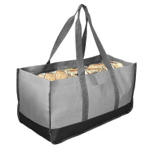 (1) Outdoor Camping Firewood Storage Bag Transport Canvas Tote Bag Wood Carrier Scratch-resistant Stain-resistant