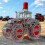 (Tractor D) Σετ καράφας από ποτήρι ουίσκι, δώρο για μπαρ με θέμα το Halloween με 2 ποτήρια 1