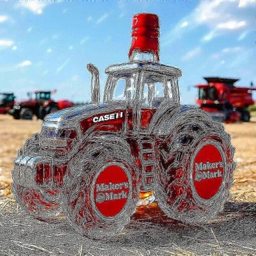 (Tractor D) Σετ καράφας από ποτήρι ουίσκι, δώρο για μπαρ με θέμα το Halloween με 2 ποτήρια
