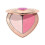 (PINK) Παλέτα ρουζ Dual Heart 2 σε 1 με φυσικό ντεγκραντέ χρώμα για τ 1