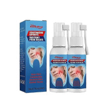 (2PCS) 1-5x Toothache Spray Instant Pain Relief Oral Teeth Care Effective Dental Treatment 20ml