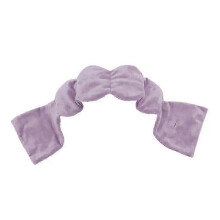 (purple) Antifaz para dormir Gravity con perlas de vidrio contorneadas, oscurecimiento total, ideal para viajes,