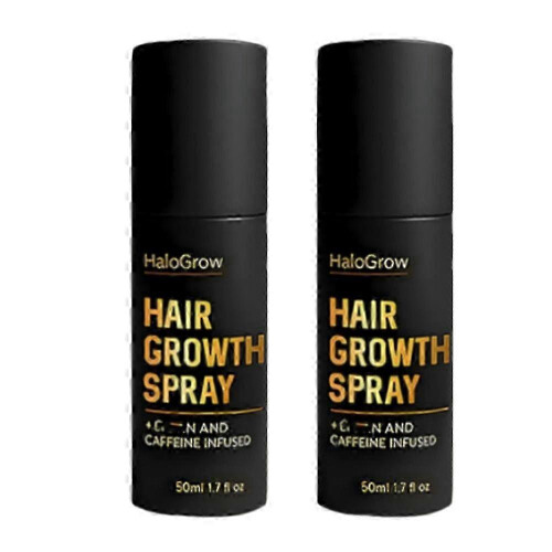 (2pcs) Σπρέι ανάπτυξης μαλλιών HaloGrow, προάγει την πυκνότητα και