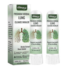 (2pcs) Inhalador nasal para la limpieza pulmonar. Cura la tos. Alivia la picazón y el dolor de garganta. Mejora