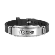 (Asthma) Medical Warning Id Bracelet