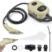 (EU Plug, Grey) Πλυστικό υψηλής πίεσης 2500W ατμού για επίμονους λεκέδες 1100ml 3 bar