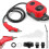 (EU Plug, Red) Πλυστικό υψηλής πίεσης 2500W ατμού για επίμονους λεκέδες 1100ml 3 bar 1