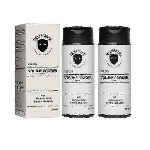(2pcs) Πούδρα styling μαλλιών BlackMask για άμεσο όγκο και υφή για αβίαστα χτενίσματα, rzd1