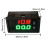 (50A) Digital Voltmeter Ammeter DC300V 50-400A Amp Voltage Current Meter Tester 3Bit Double LED Display Panel 3