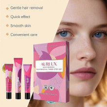 (2set) Facial Hair Removal Cream Set - Gentle advanced formula for sensitive skin, professional hair removal