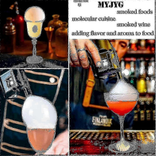 (bubble liquid) Πιστόλι καπνού για κοκτέιλ, κιτ καπνίσματος κοκτέιλ, πι 2