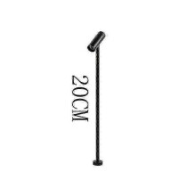 (4000K, Black 20CM) Faretto LED dimmerabile, lampada da esposizione per gioielli, 20/30/35 cm, lampada da palo, luci da