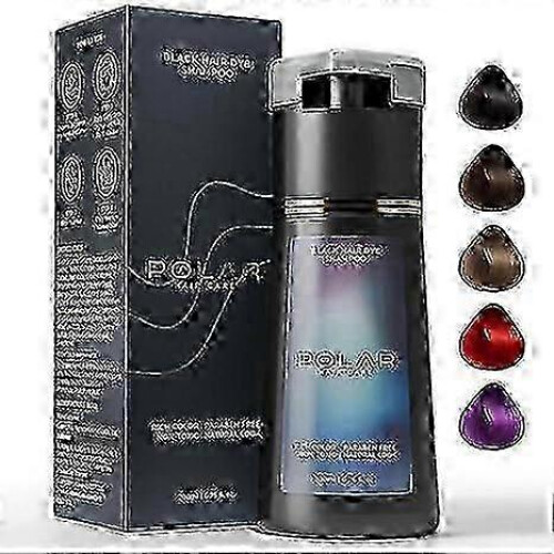 (black) Σαμπουάν βαφής μαλλιών, σαμπουάν βαφής μαλλιών Polar, σαμ