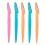 (5pcs, Mix Color) Ξυράφι φρυδιών Jikaix 5/10 τεμαχίων με προστατευτικό κάλυμμα πο 1