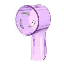 (Purple) 4Pcs Electric Toothbrush Cover Dustproof Brush Head Cap for Oral-B iO Series iO5/iO7/iO8/iO9/EB17/Pro3/P4000