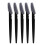 (5pcs, Black) Ξυράφι φρυδιών Jikaix 5/10 τεμαχίων με προστατευτικό κάλυμμα πο 1
