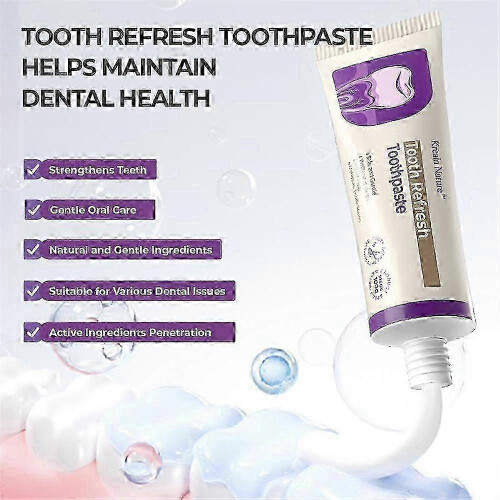 (4) 1-5pcs Nature Tooth Refresh Toothpaste, Hydroxyapatite Toothpaste for Sensitive Teeth 2