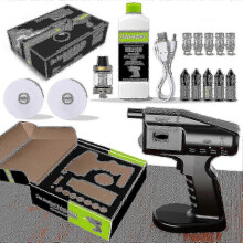 (bubble liquid) Rookpistool voor cocktails, cocktailrookset, cocktailrookpistool met 5 aroma-oliën en eetbare ingrediënten