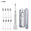 (White 8 Heads) u200bSarmocare S100 Sonic Οδοντόβουρτσα 8 Κεφαλών με Λειτουργία Λεύκανσ 1