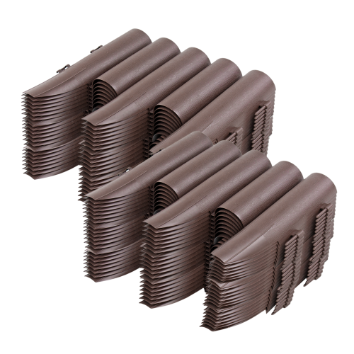 KCT (6 Pack) KCT Brown Palisade Wood Effect Garden Border Edging