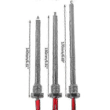 (C) Zapłonnik 350 W 220 V do pieca na pellet drzewny Hot Rod 10*140/150/170 mm M16*1,5
