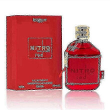 (2Pcs) Nitro Red Dumont EDP Parfym 3.4 Fl Oz 100ml för män och kvinnor
