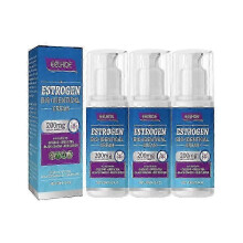 (3PCS) 1-5x Bio-identieke oestrogeencrème 100 ml Natuurlijke crème voor verlichting van menopauzeklachten en hormonale balans |