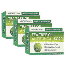 (3pcs) 2025 Antischimmelzeep voor mannen en vrouwen: Geneeskrachtige antischimmelzeep met tea tree-olie - Extra sterke huid