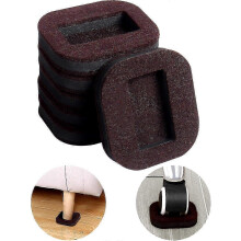 (10 Pcs brown) Sottobicchieri in feltro per mobili, 2025, per rotelle di mobili su pavimenti in legno, cuscinetti in