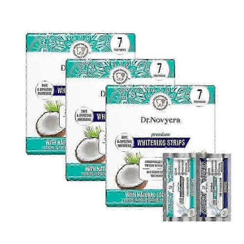 (3 boxes) Επαγγελματικές ταινίες λεύκανσης δοντιών για ευαίσθητ