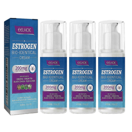 (3pcs) 1-3x Οιστρογόνα Βιο-πανομοιότυπη Κρέμα 100ml Φυσική Κρέμα Ανα