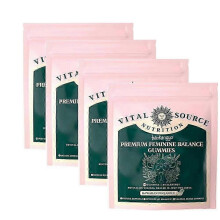 (4bag) 1-5X Vital Source Nutrition - Voedingsgels en kauwtabletten (60 stuks) - voor de gezondheid en het welzijn van vrouwen |
