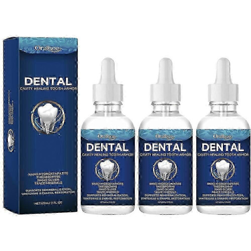 (3x) 1-3x διάλυμα περιποίησης δοντιών 60ml για την επούλωση της τερηδόνας των δοντιών