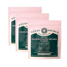 (3bag) 1-5X Vital Source Nutrition - Voedingsgels en kauwtabletten (60 stuks) - voor de gezondheid en het welzijn van vrouwen |