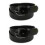 CTM Womens 35 mm Wide Basic Bridle Belt Twin Pack 4