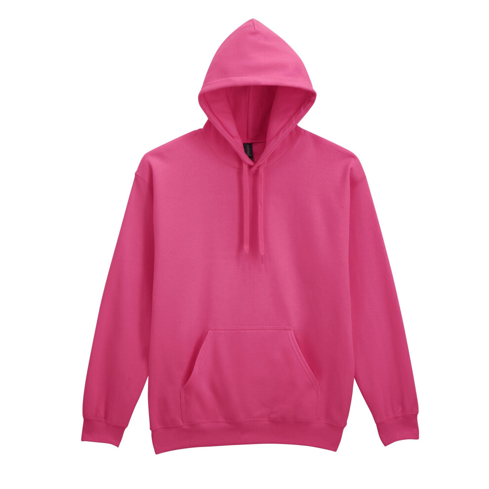Gildan (Xl, Lemonade) Unisex Adult Softstyle Fleece Midweight Hoodie Pink