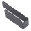Acrylic Self Adhesive Towel Bar Black 3