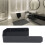 Acrylic Self Adhesive Towel Bar Black 12