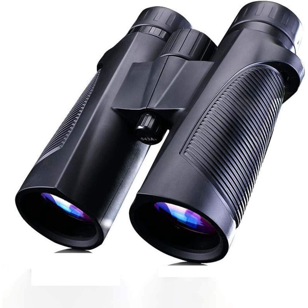 10X42 Waterproof Fogproof Binoculars With Fmc Bak4 Prism, Sharp View For Bird Watching Outdoor Use (Black) Black 6976917411106