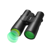 10x50 Waterproof Fogproof Binoculars, Large Objective HD Optics for Bird Watching Travel Outdoor Use (Black)