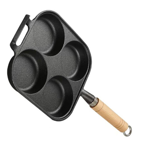 Efficient Non-Stick Four-Hole Frying Pan 1
