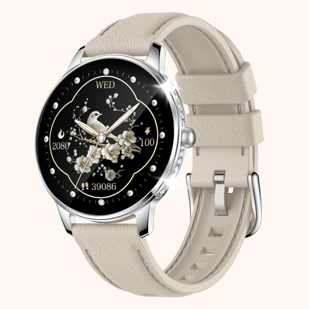 Smartwatch Hk38 Diamond Design Amoled Bluetooth Call Fitness (Silver) Silver 6976917410840