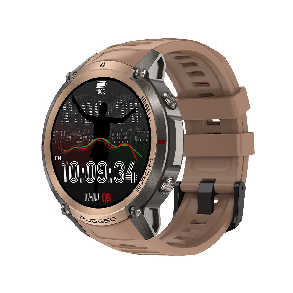 Smartwatch Dm59 Gps Outdoor Sports Offline Map 5Atm Amoled (Brown) Brown 6976917410765