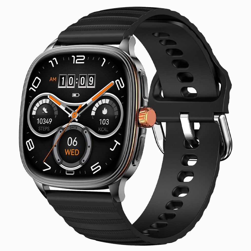 Smartwatch Hk73 Amoled Bluetooth Call Voice Control (Black) Black 6976917411243