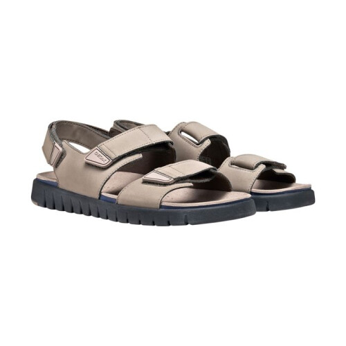 Geox Sandales - GEOX - U Flextride - Marron - Fermeture scratch - Talon plat - Dessus synthétique 2