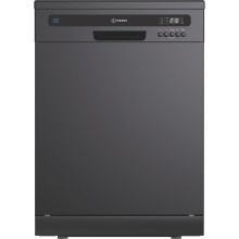 Indesit Standard Dishwasher - Black - E Rated