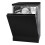 CDA CDA Integrated Standard Dishwasher - Black with Fixed Kit - E Rated 1
