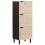 VidaXL vidaXL Highboard White Wash Finish 40 x 33 x 110 cm Solid Mango Wood 1
